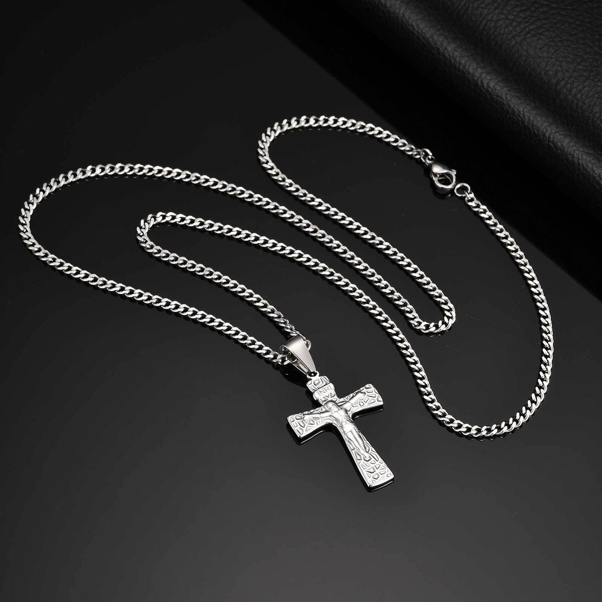 Cross Stainless Steel Pendant for Men