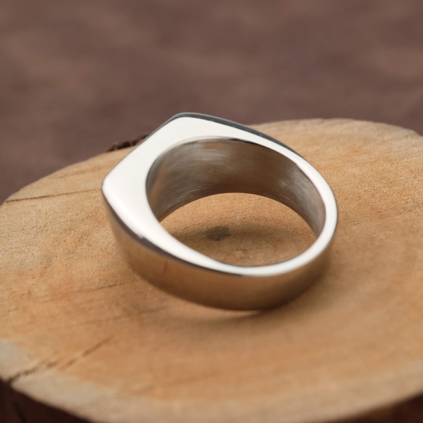 Planderful Shop Stainless Steel Viking Triangle Ring For Men Edgy Punk Hip Hop Style Durable