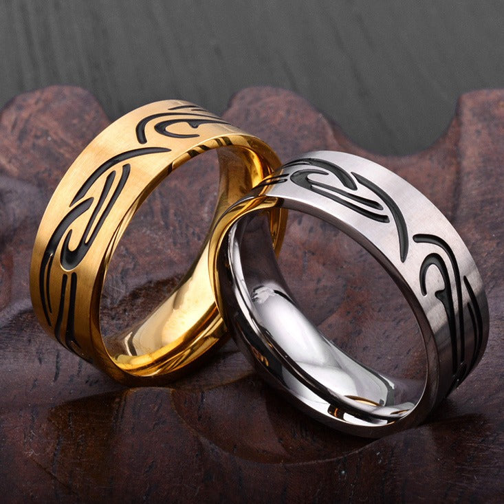 Stainless Steel Ring Style Men's Style