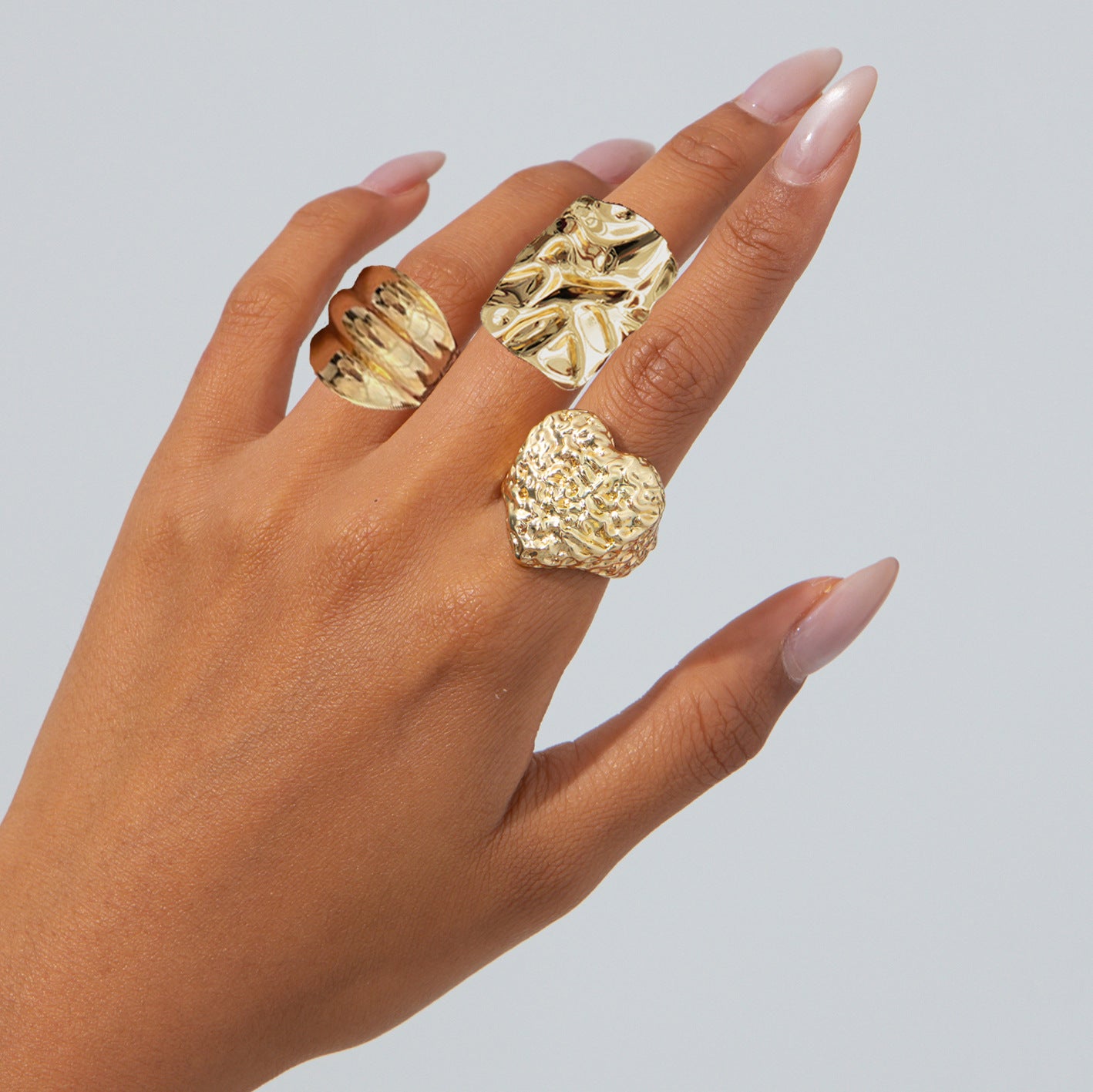 Planderful Vienna Verve Ring – Elegant Adjustable Cold Metal Design