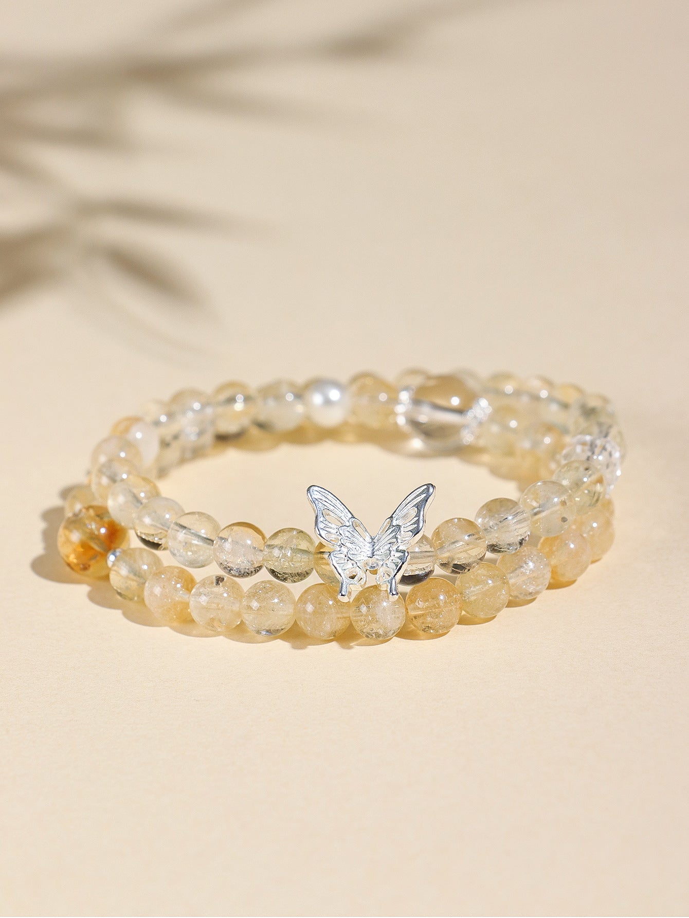 Planderful Fortune's Favor Bracelet – Elegant Natural Yellow Crystal Design