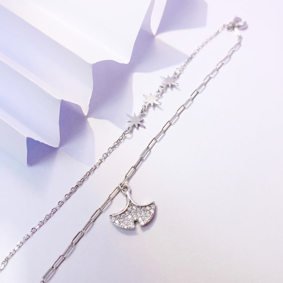 Apricot Leaf 925 Sterling Silver Bracelet