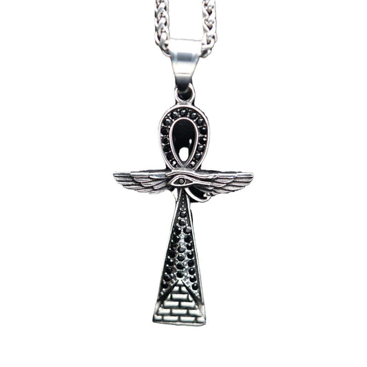 Cross European-American Men's Pendant Necklace