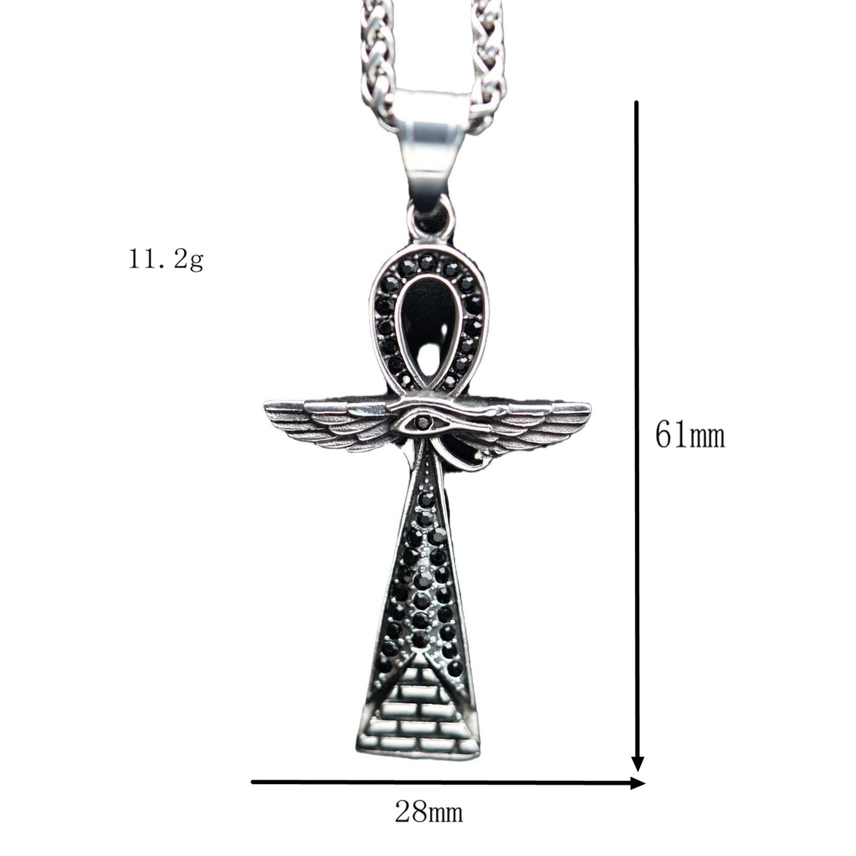 Cross European-American Men's Pendant Necklace