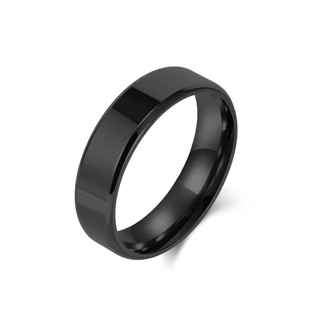 Modern Stainless Steel Ring — Gold / Silver / Black