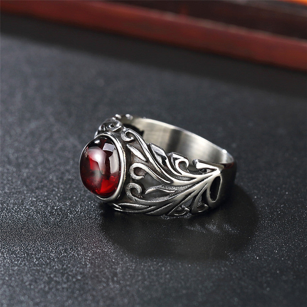 Planderful Everyday Genie Retro Stainless Steel Ring Unisex Protection Statement Premium Durable