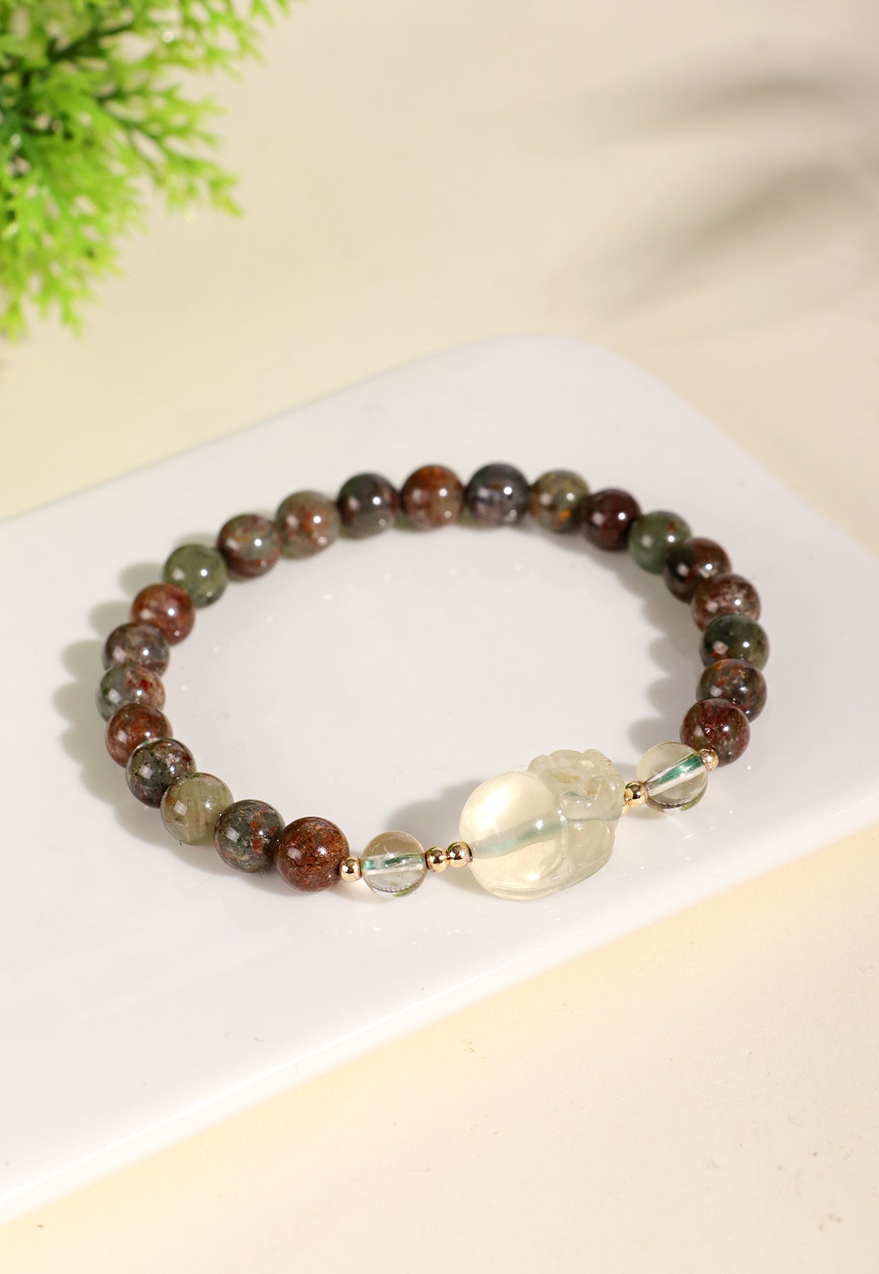Planderful Fortune's Favor Citrine Pixiu Beaded Bracelet – Lucky Fashion Statement Jewelry
