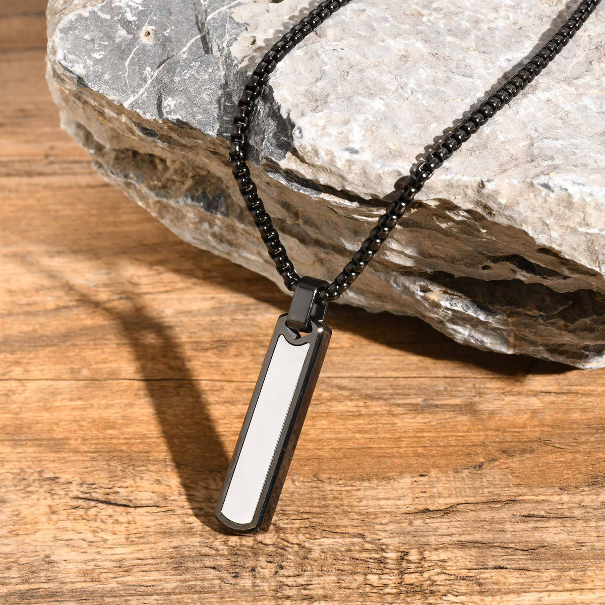 Black Stainless Steel Necklace