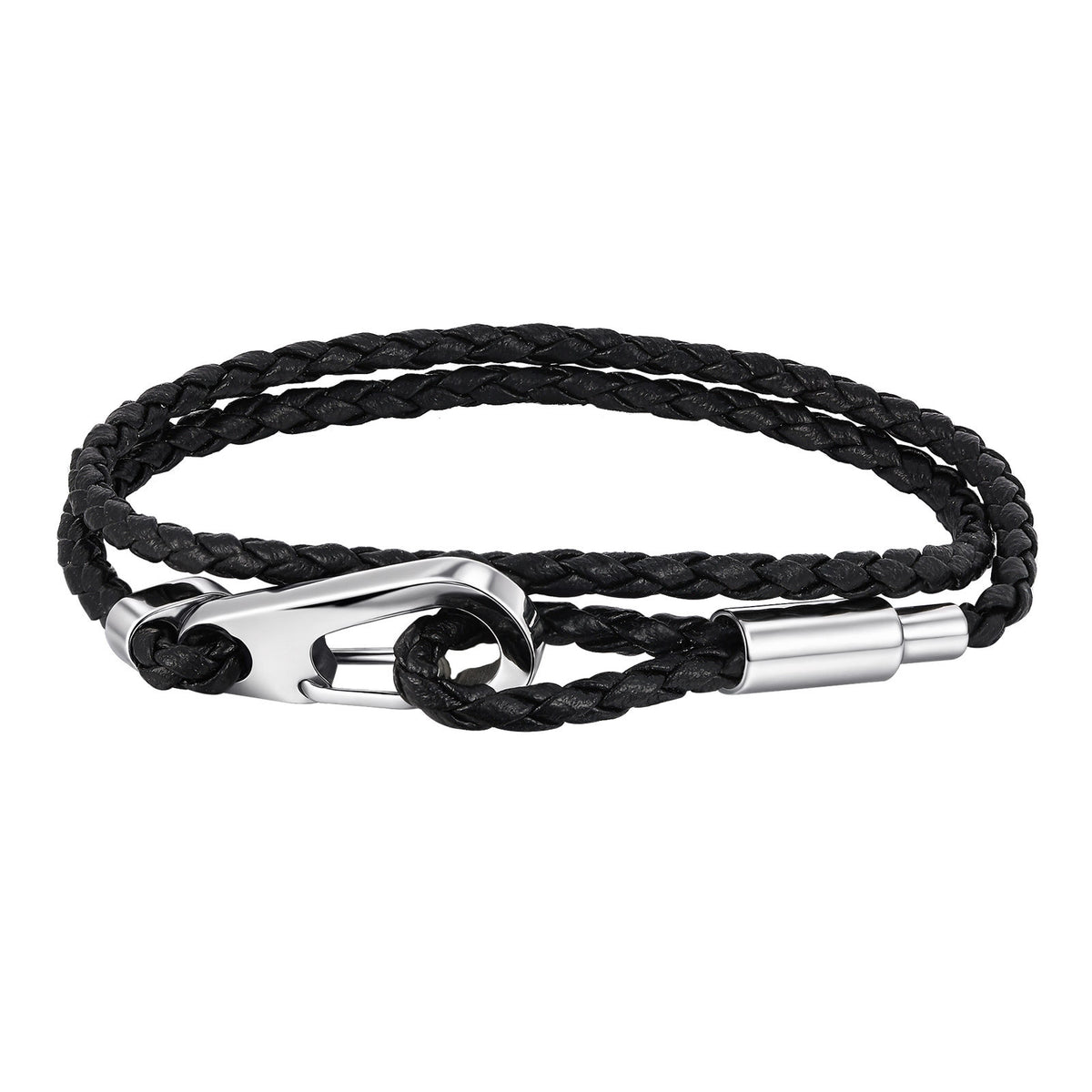 Black Stainless Steel Bracelet for Men