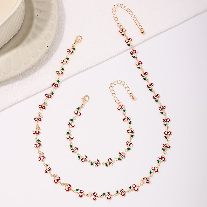 Summer Vibes Cherry Blossom Jewelry Set