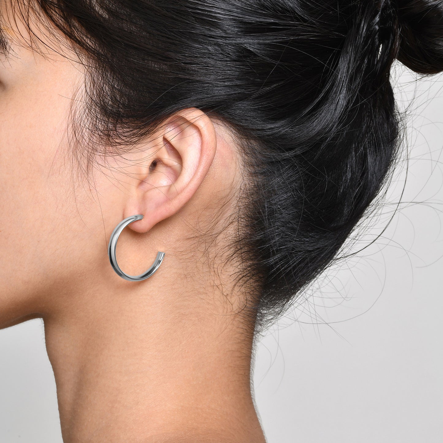 Women's Fashion Earrings Stainless Steel C-Shaped Wholesale