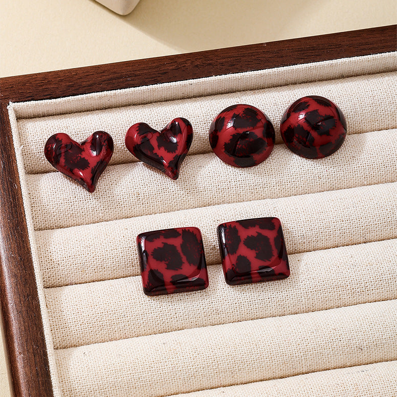 Planderful Vienna Verve Earrings Set – Stylish Acrylic Geometric Design