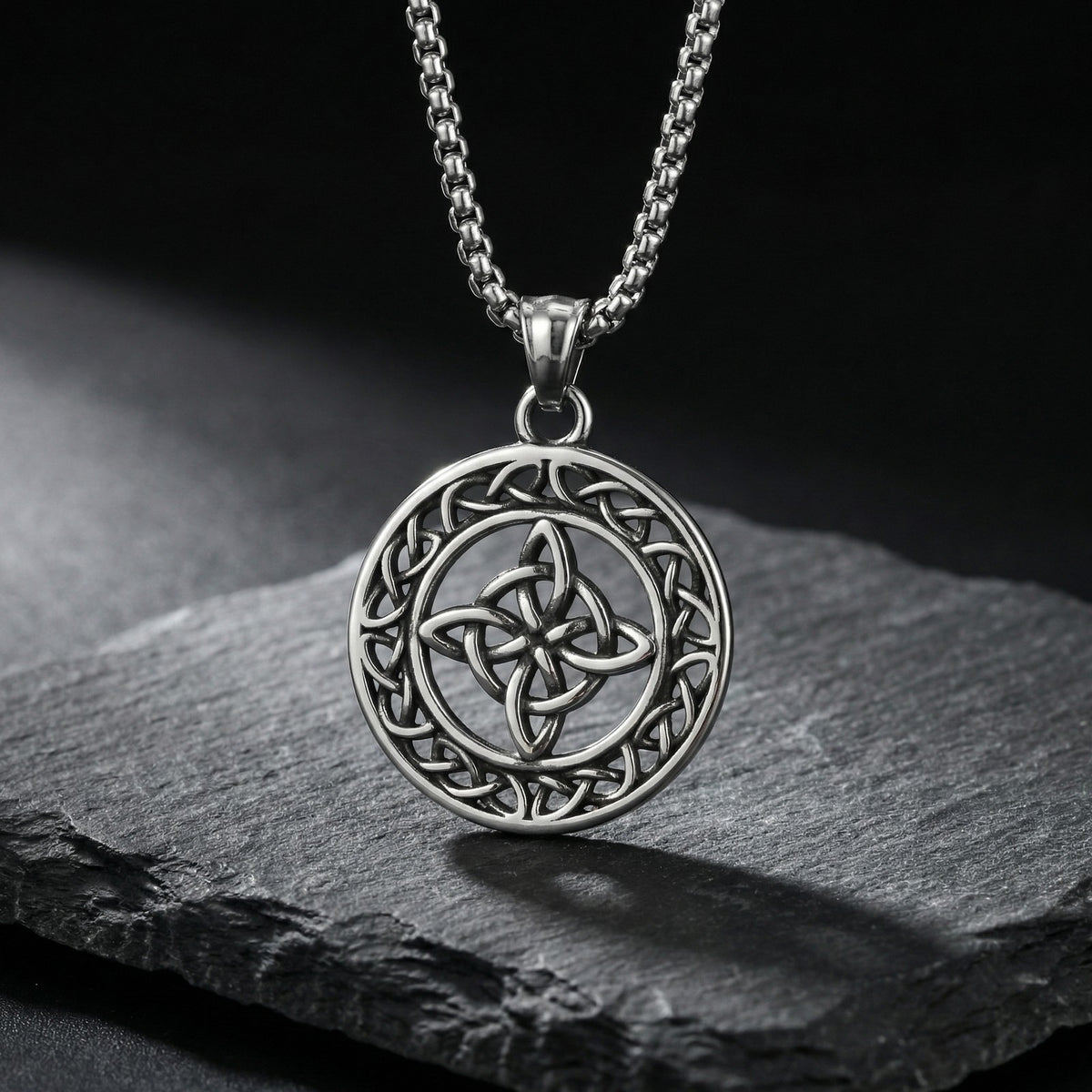 Celtic Knot Stainless Steel Pendant