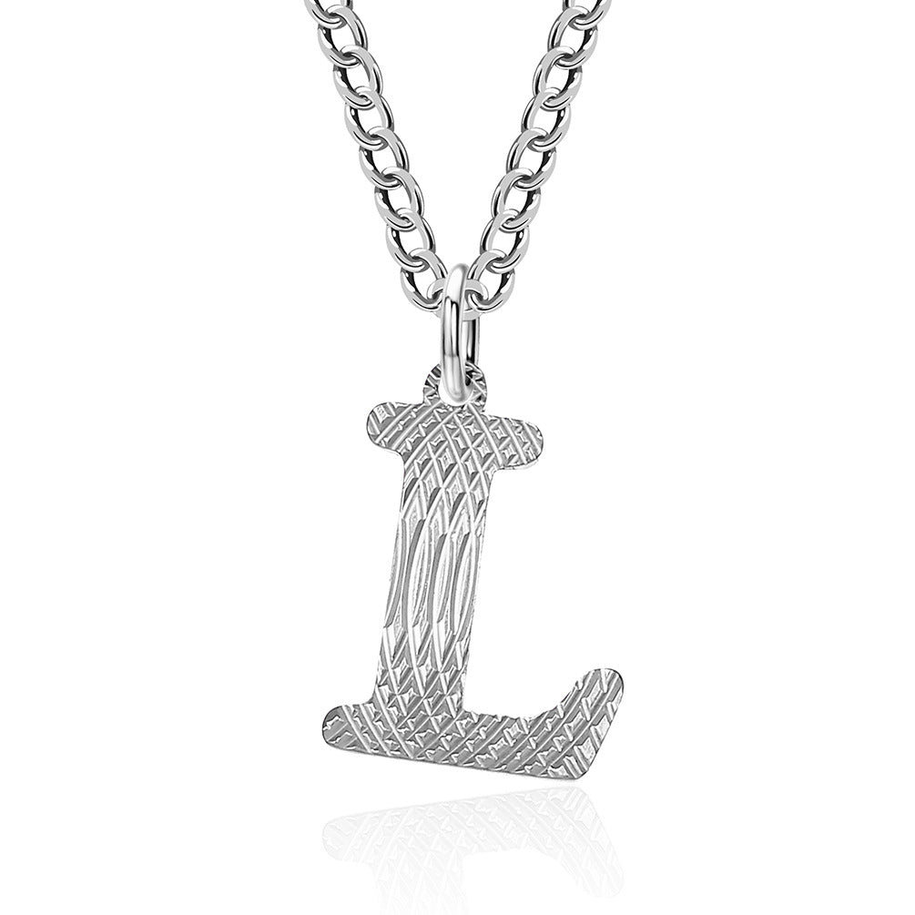 Planderful Everyday Genie Gold Plated Letter Surname Pendant For Couples Unisex Premium Magazine Style Jewelry