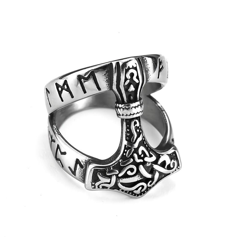 European And American Retro Jewelry Stainless Steel Men's Rings