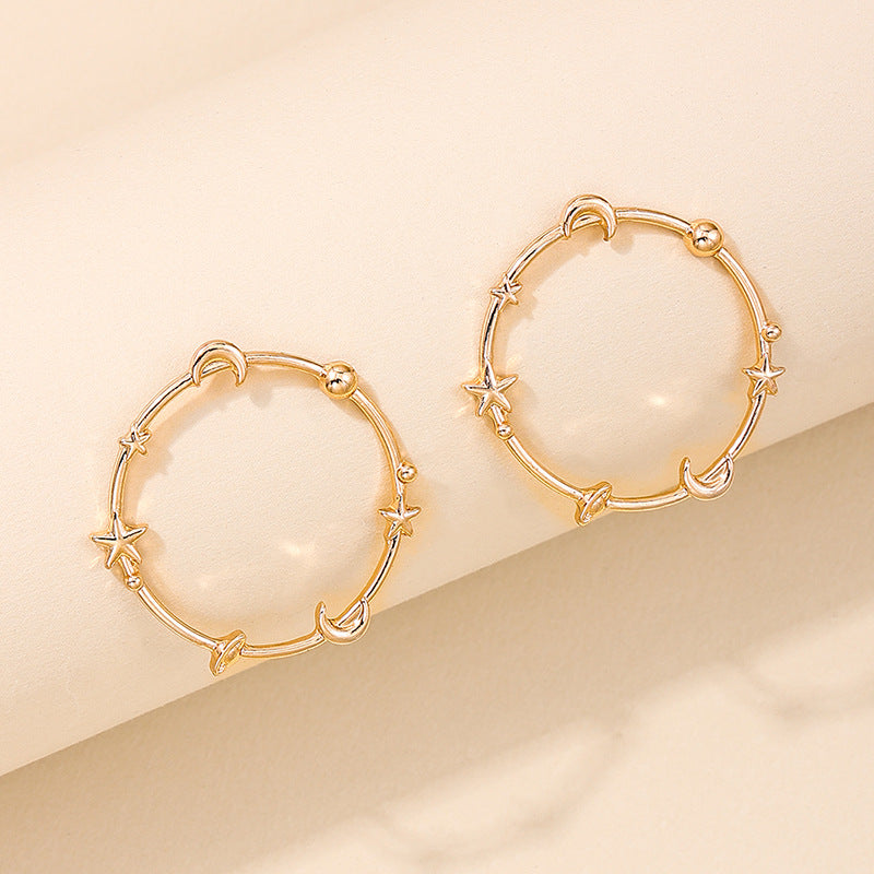 Celestial Statement Earrings by Planderful - Vienna Verve Collection