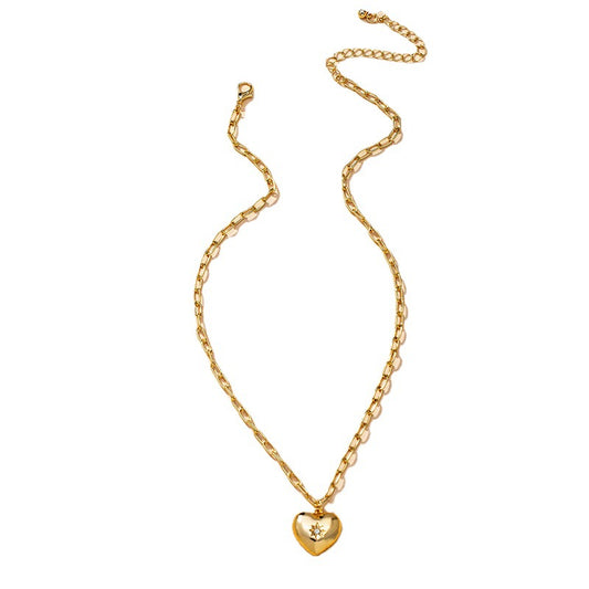 Chic Vienna Verve Metal Pendant Necklace - Stylish Neckwear Piece from Planderful Collection