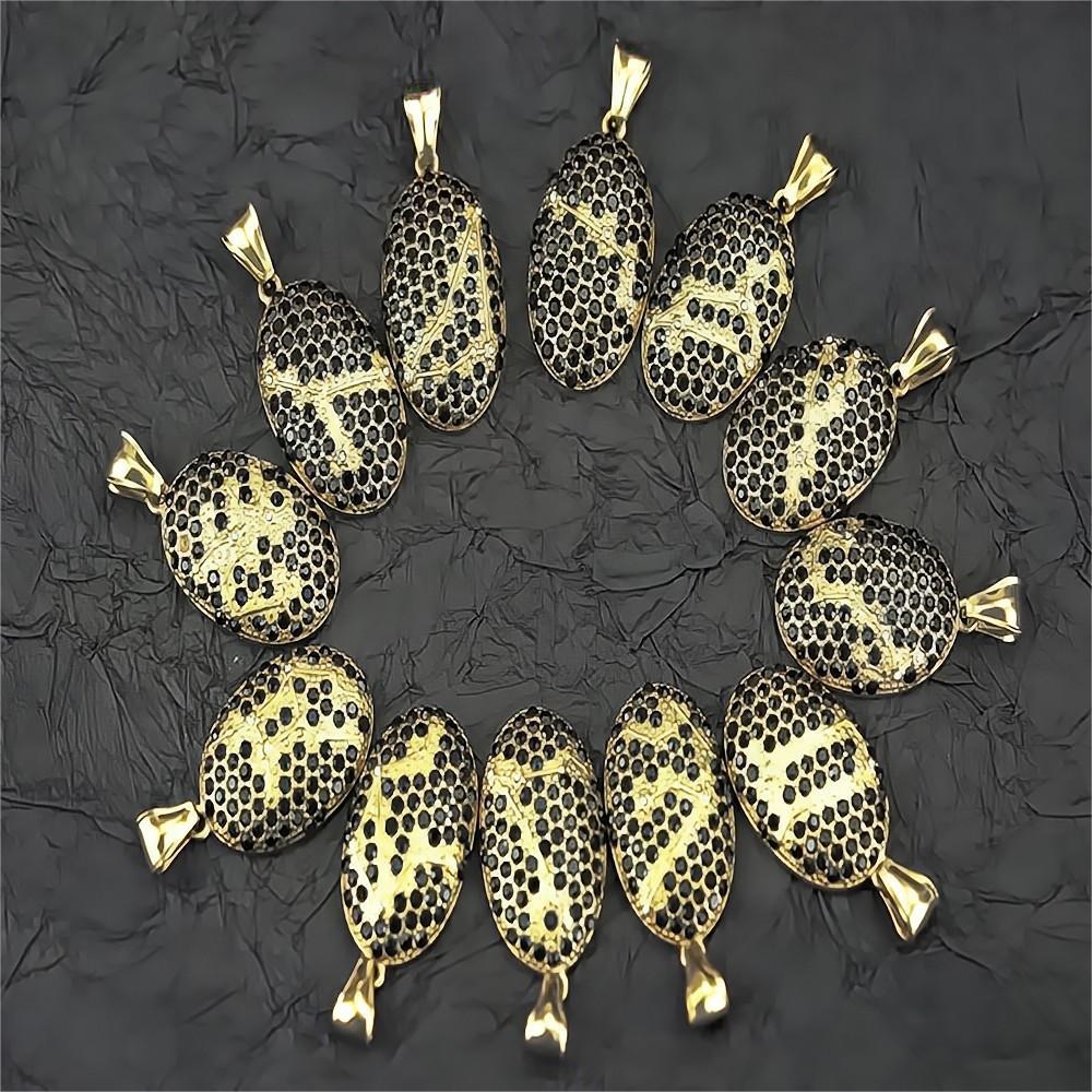 Zodiac Zircon Stainless Steel Pendant Necklace