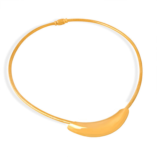 Fashion Forward Gold-Plated Pendant Necklace for Women