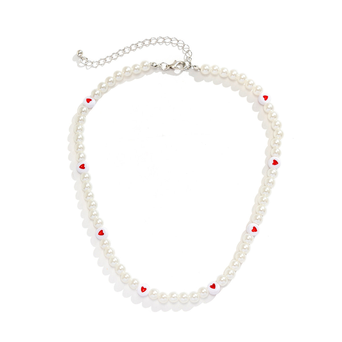 European and American Holiday Style Heart-shaped Collarbone Necklace for Women