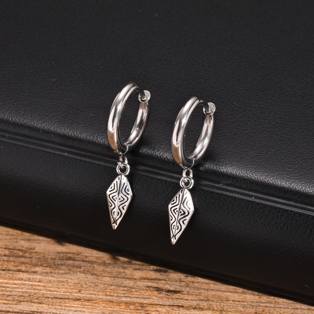 11111 Stainless Steel Geometric Earrings