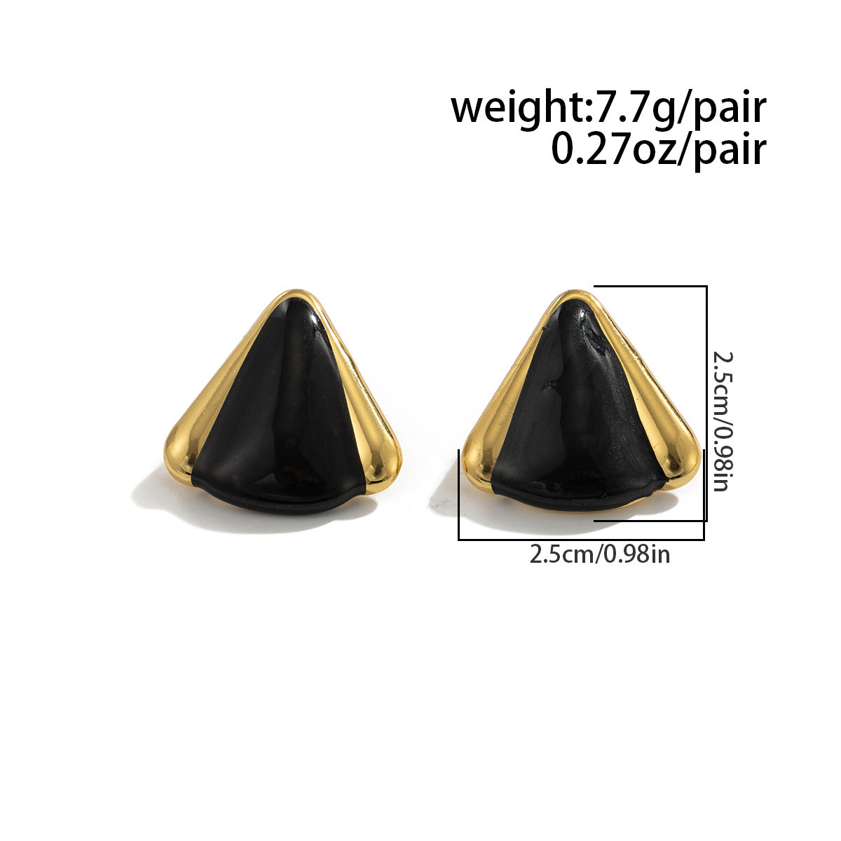 Stainless Steel Geometric Stud Earrings For Business Professionals By Planderful Vienna Verve