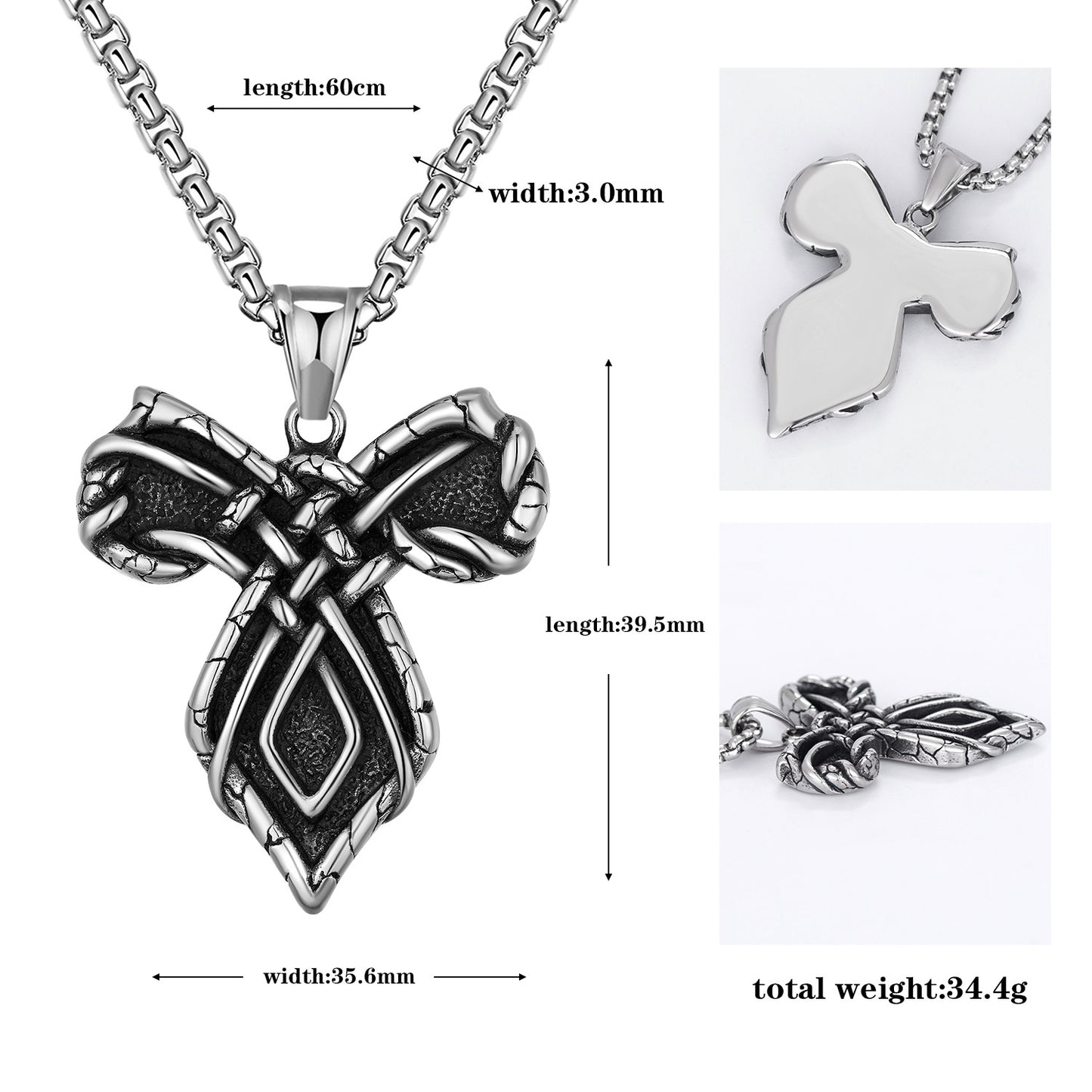 Steel Necklace – Statement Long Men's Hip Hop Chain