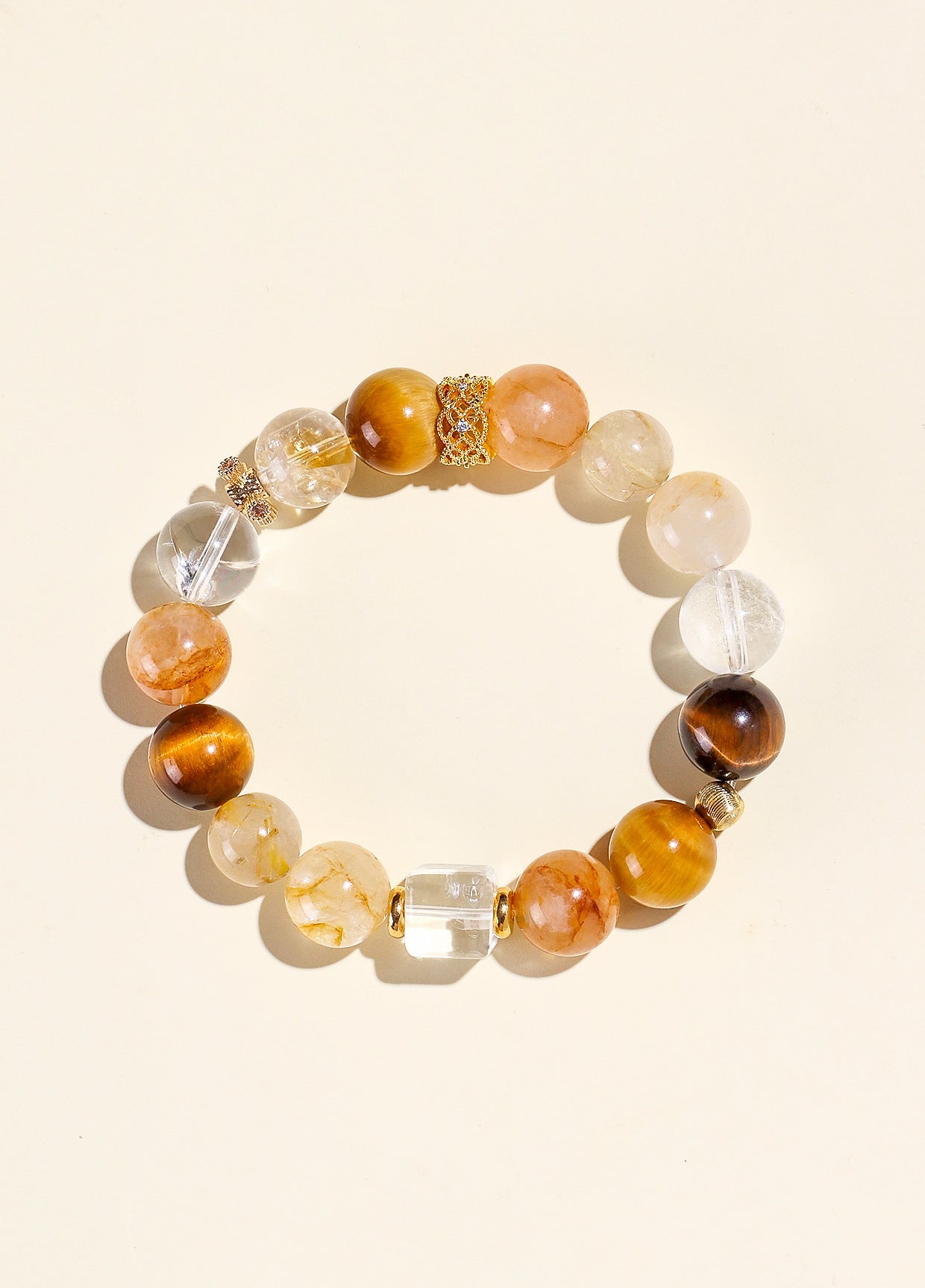 Planderful Fortune's Favor Bracelet – Elegant Crystal Beaded Design