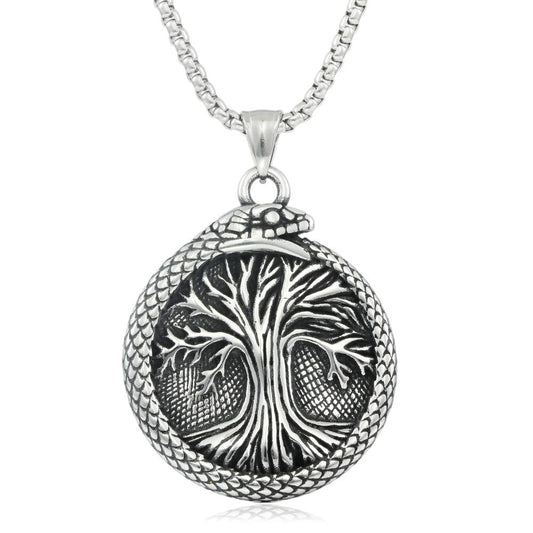 European And American Stainless Steel Tree Of Life Pendant