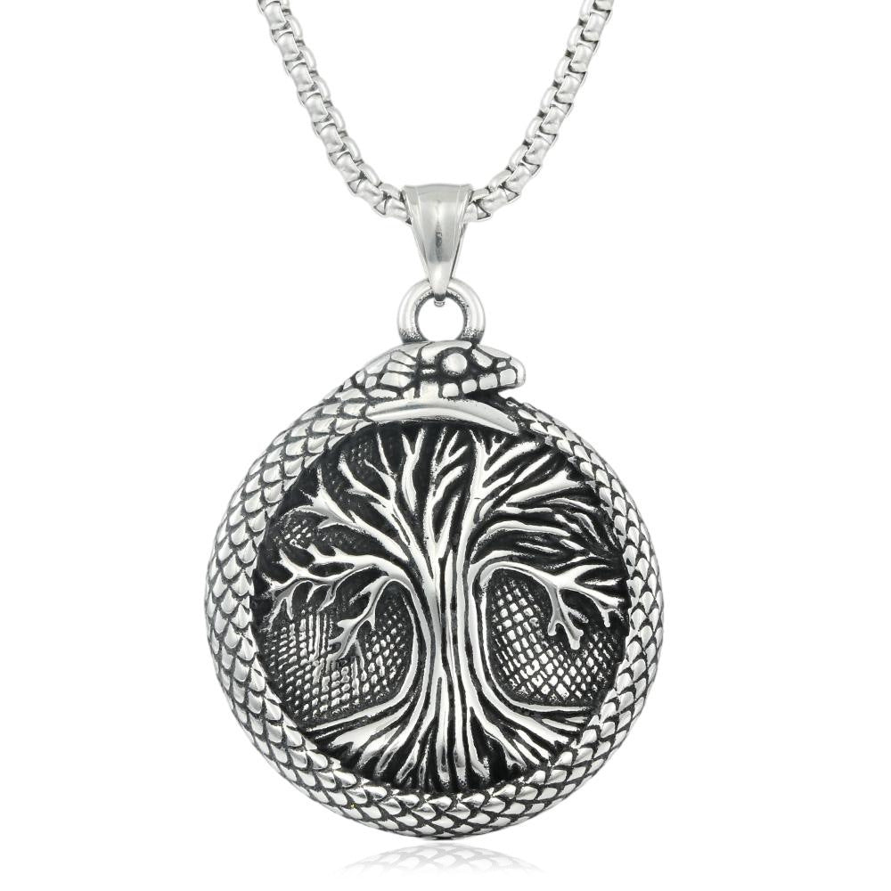 European And American Stainless Steel Tree Of Life Pendant
