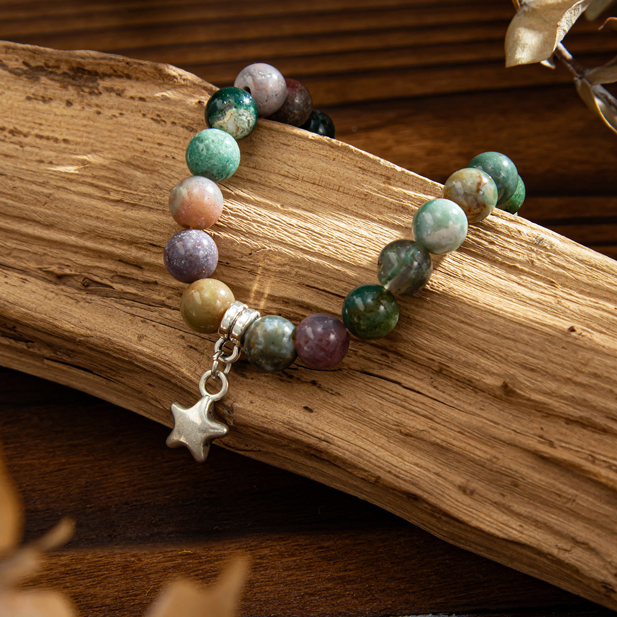 Planderful Vienna Verve Ethnic Wind Star Bracelet For Women Retro Gravel Statement Jewelry