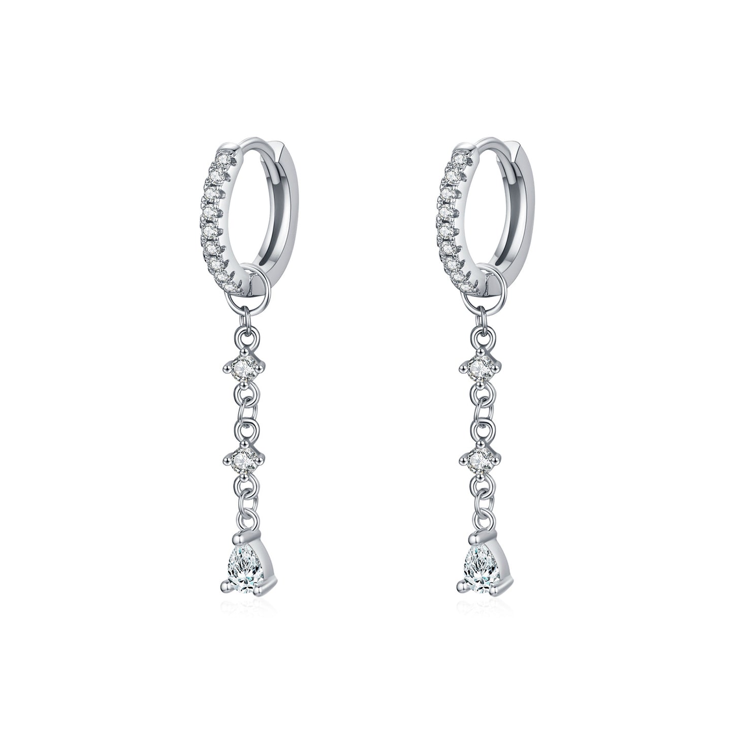 Planderful Everyday Genie Earrings – Unique Long Tassel Design with Zircon Accents