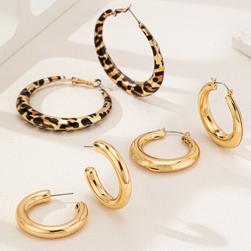 Planderful Vienna Verve Earrings – Fashionable Metal Geometric Design