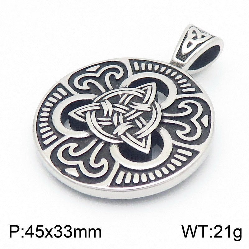 Film And Television Peripherals Pirates Of The Caribbean Skull Gold Coin Pendant, Retro Necklace