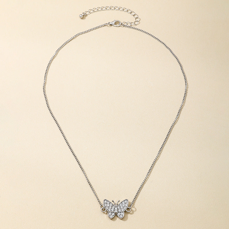 Planderful Vienna Verve Necklace – Sparkling Butterfly Pendant Design