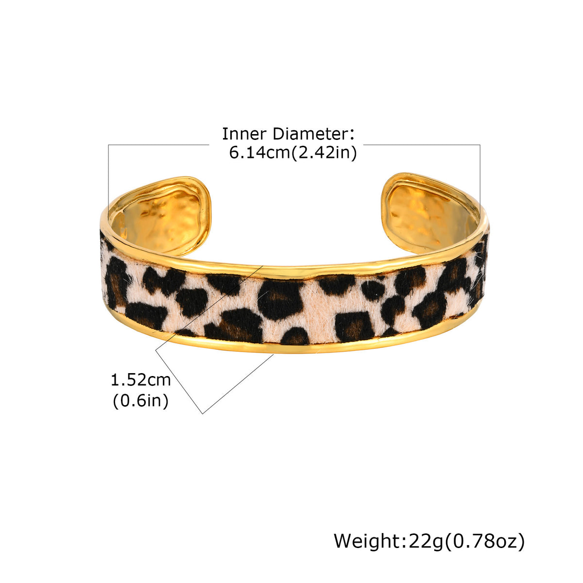 Leopard Motif Jewelry Collection – Bangle & Ring