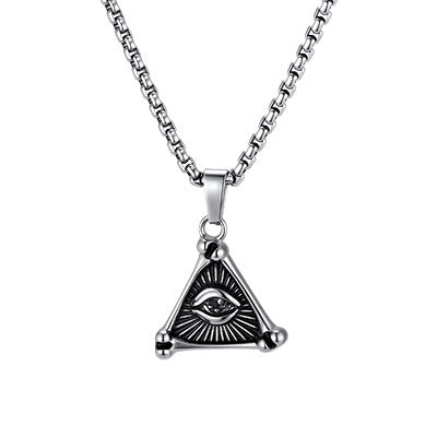 Devil's Eye Stainless Steel Pendant