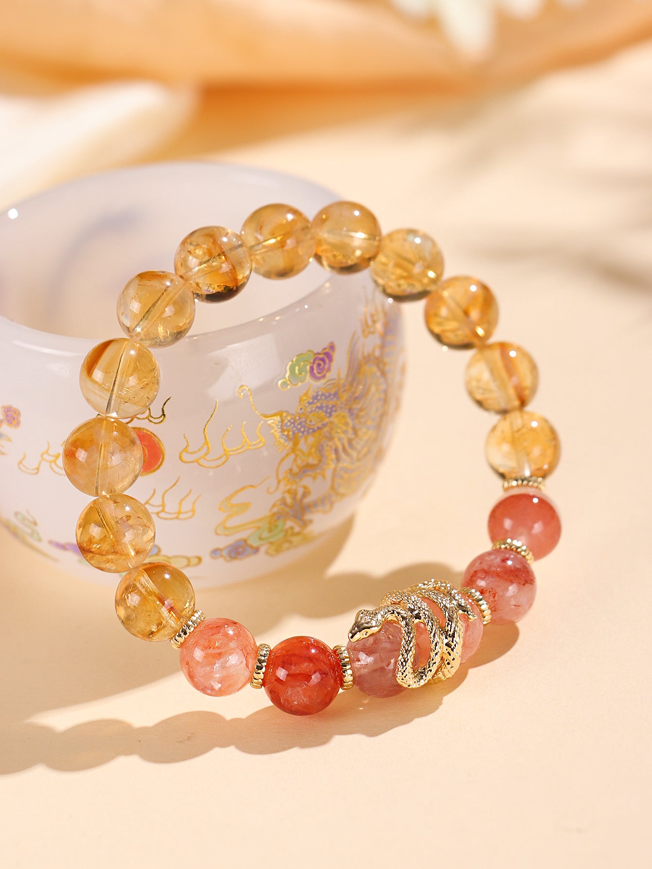 Planderful Fortune's Favor Bracelet – Elegant Crystal Beaded Design