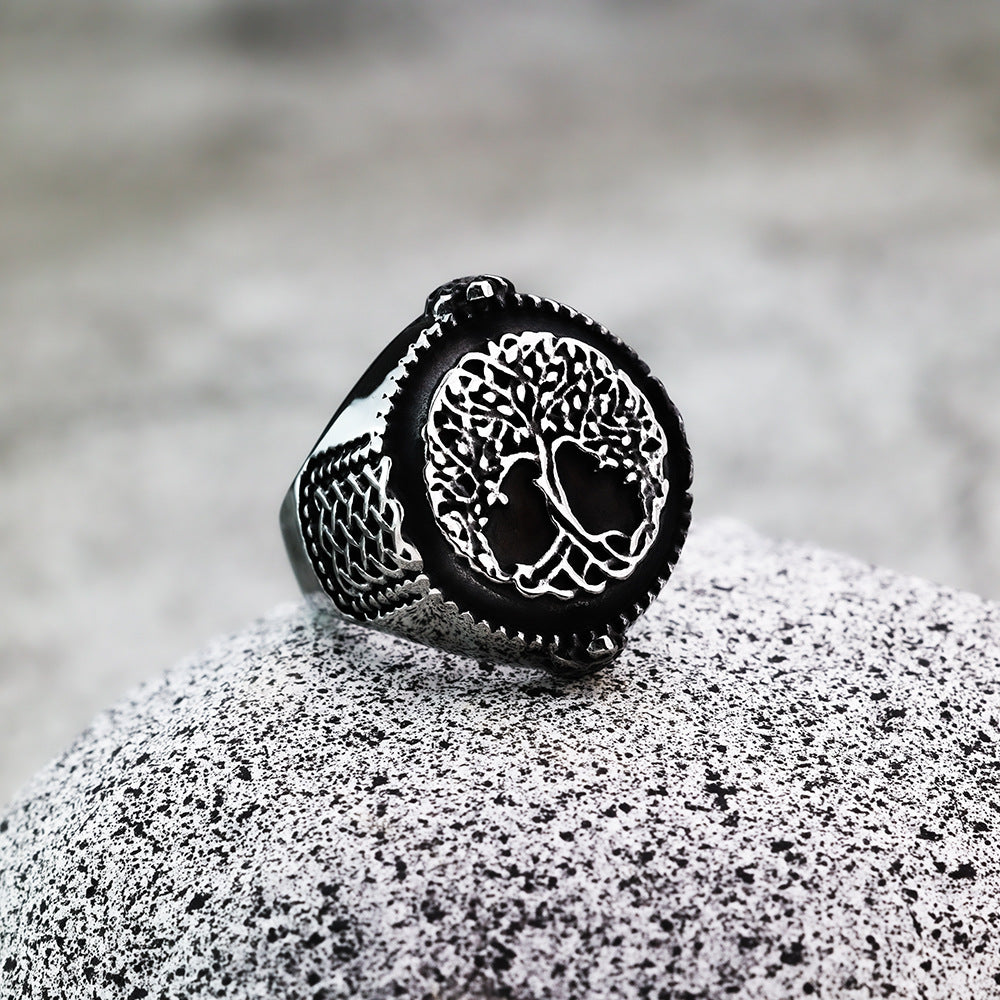 Nordic Viking Ring Fashion Classic Stainless Steel Jewelry