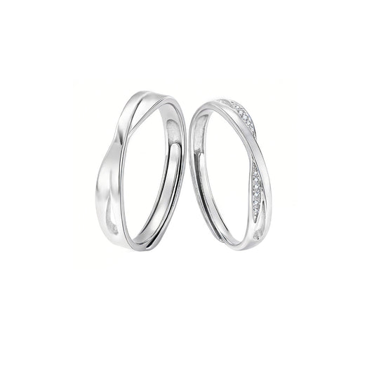 Mobius Male S925 Sterling Silver Women's Ring