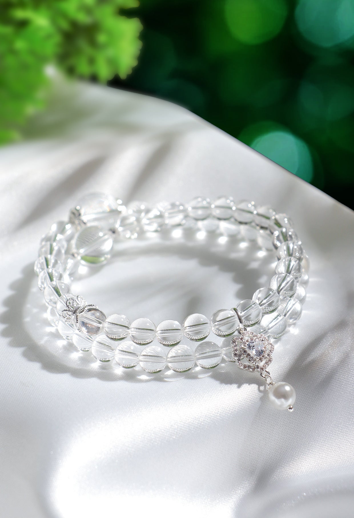 Planderful Fortune's Favor Bracelet – Elegant Crystal Beaded Design