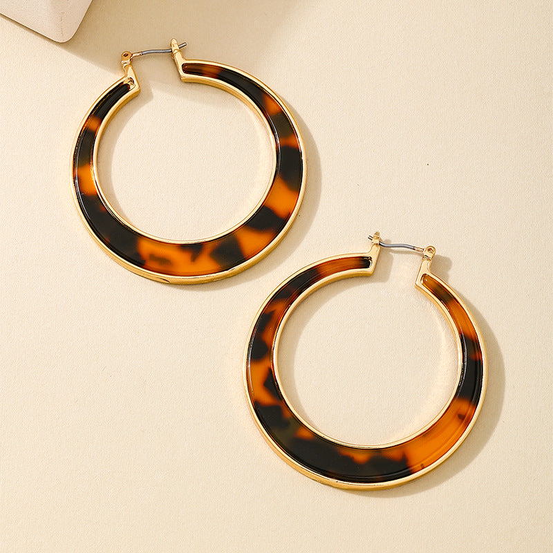 Planderful Vienna Verve Earrings – Unique Leopard Print Design