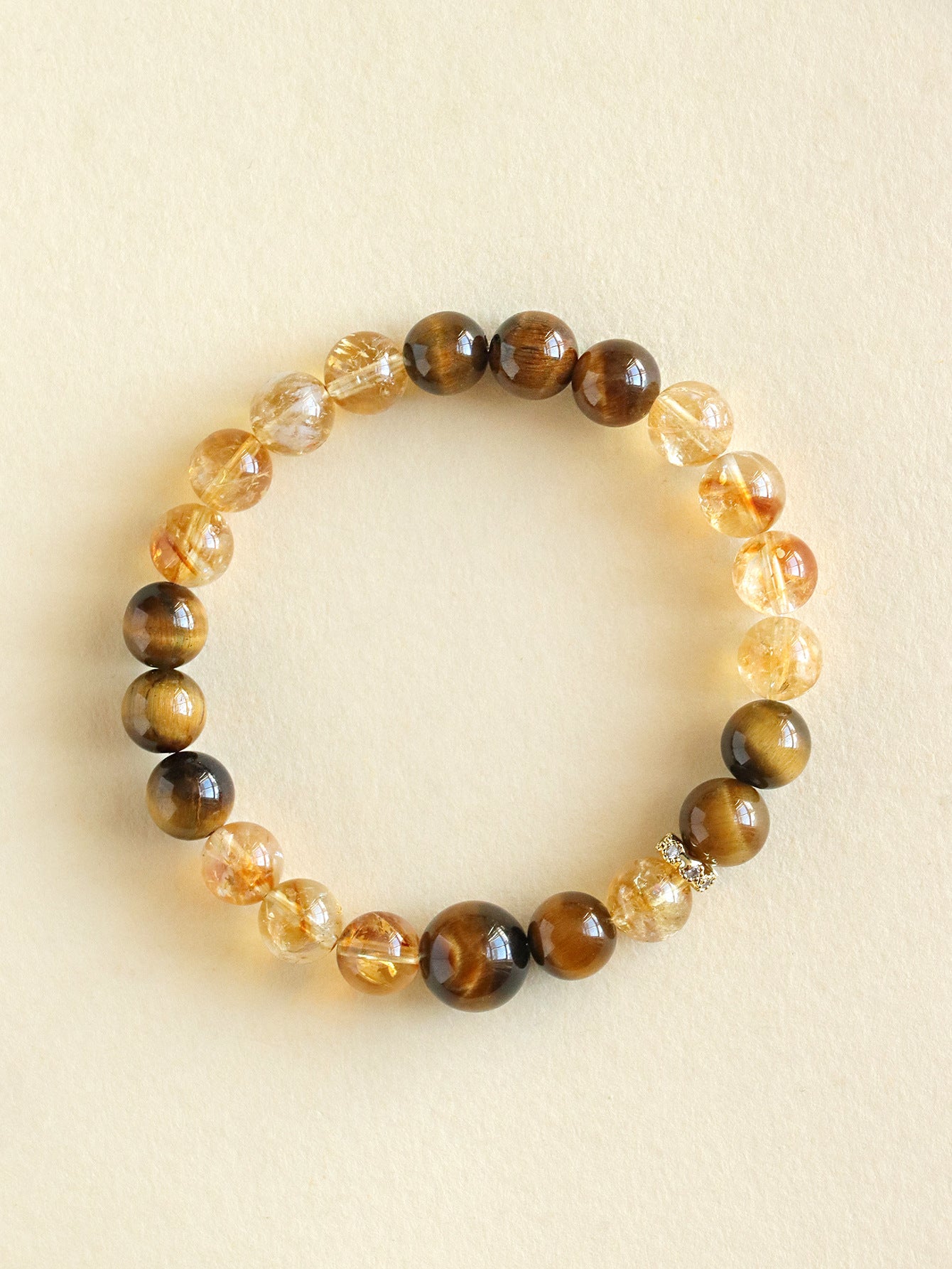 Planderful Fortune's Favor Bracelet – Premium Yellow Tiger Eye Gemstone