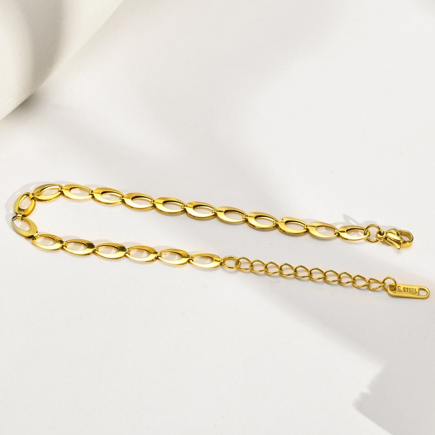 Stainless Steel Simple Bracelet Gold Women's Fashion Jewelry