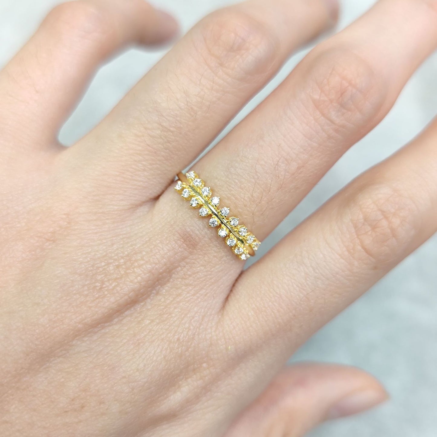 Niche Design S925 Silver Moissanite Heart Butterfly Ring