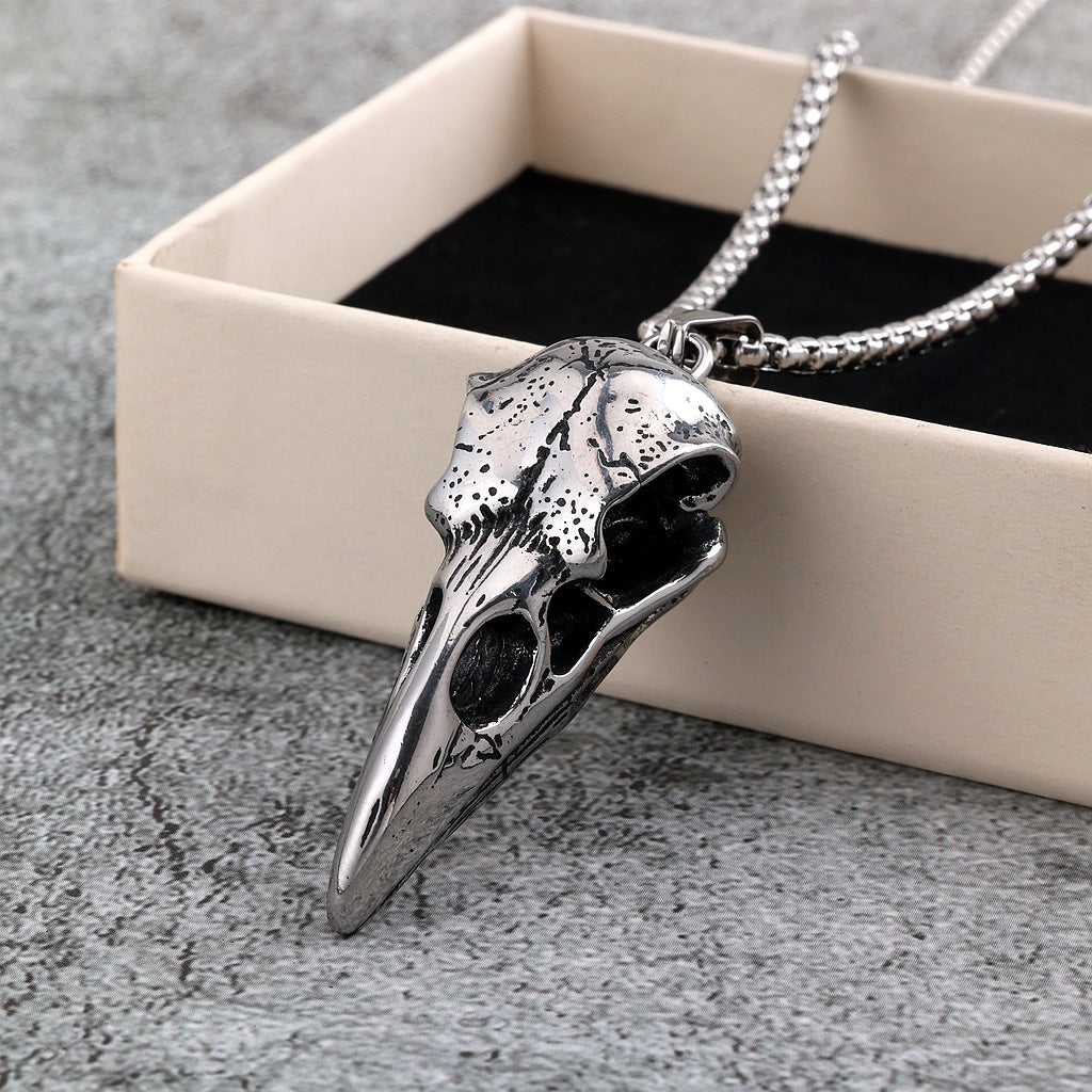Vintage Skull Stainless Steel Men's Pendant Necklace