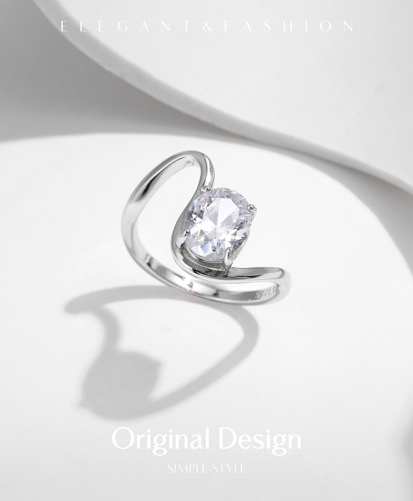 Planderful Everyday Genie Ring – Unique Cold Feeling Egg Shape Design