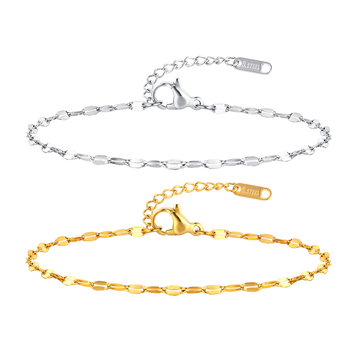 Gold-Plated Stainless Steel Bracelet
