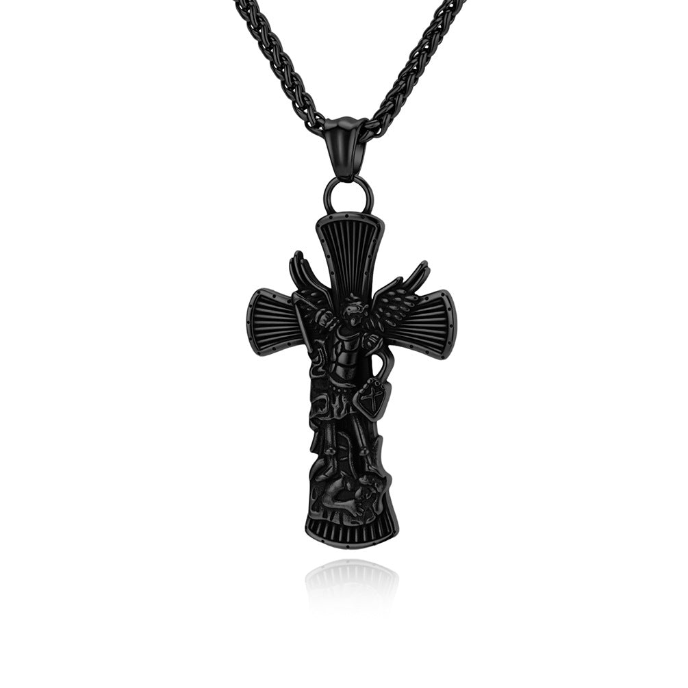 Stainless Steel Cross Vintage Necklace