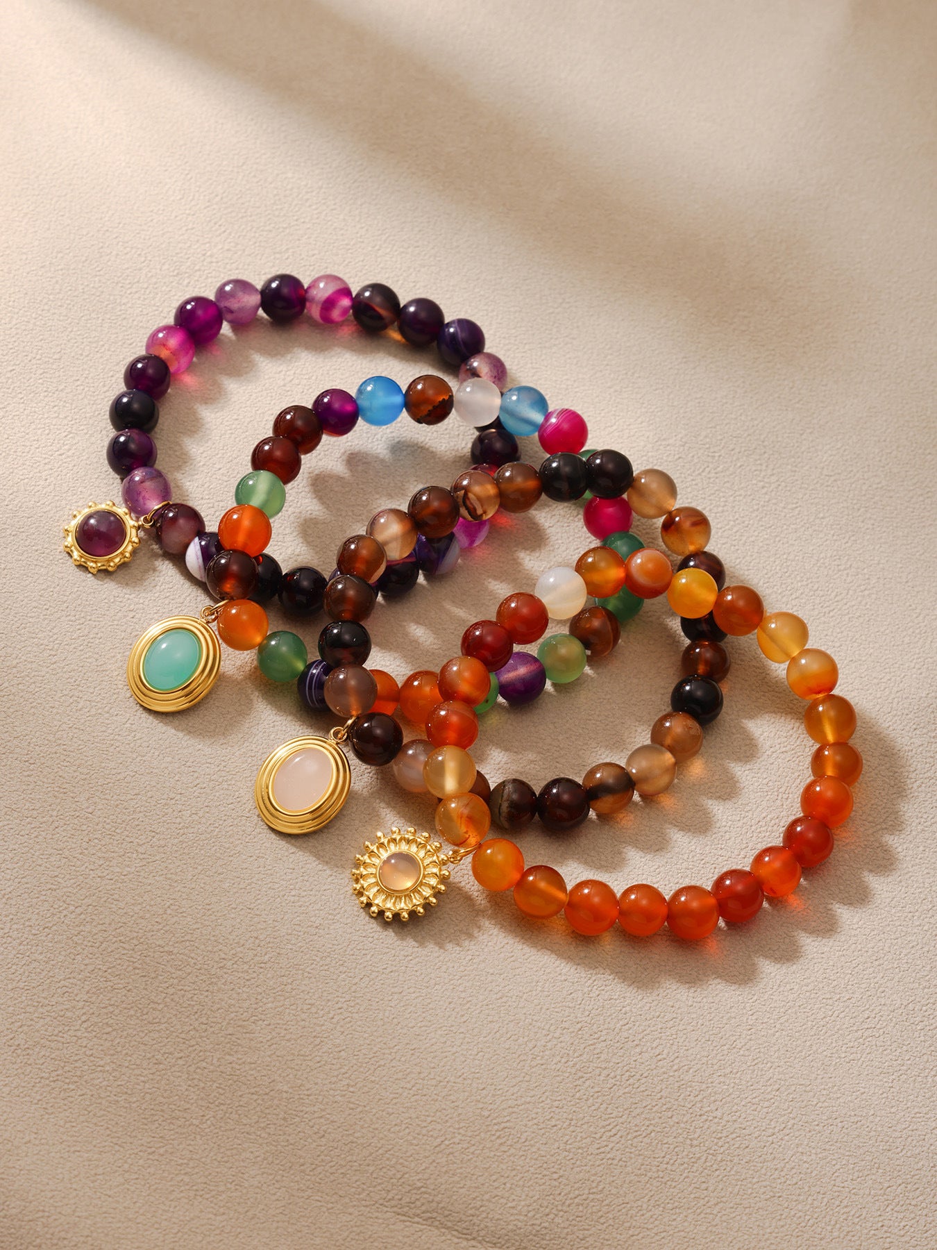 Planderful Natural Agate Bracelet Women Gift Girlfriend